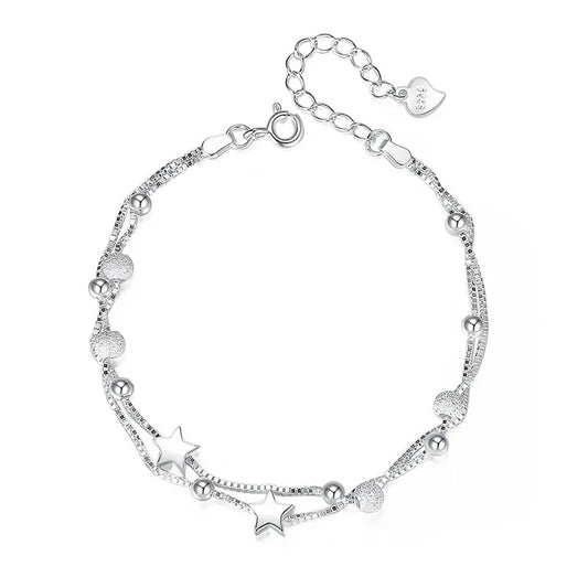 Sterling Silver Star Bracelet