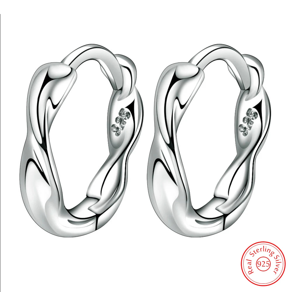 Fold Hoop Earrings