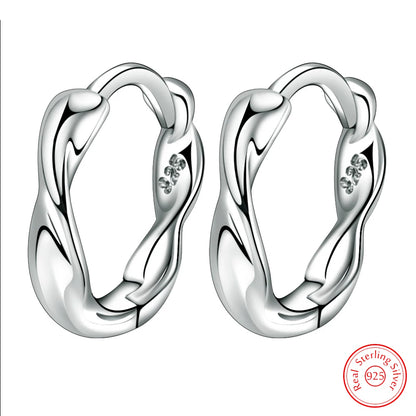 Fold Hoop Earrings