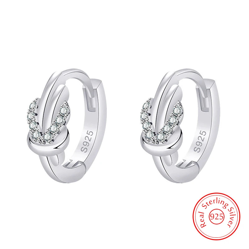 Crystal Zircon Hoop Earrings