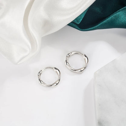 Fold Hoop Earrings